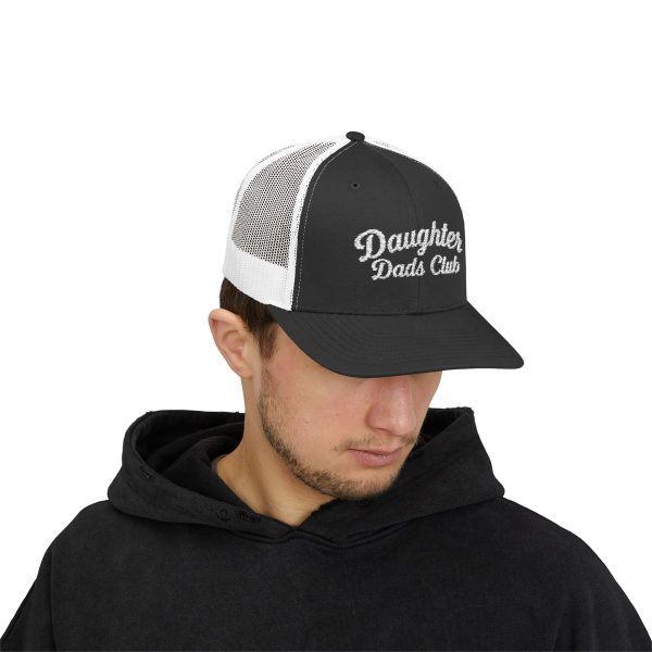 Daughter Dads Club Retro Trucker - The Ultimate Hat for the Girl Dad Tribe - Image 3